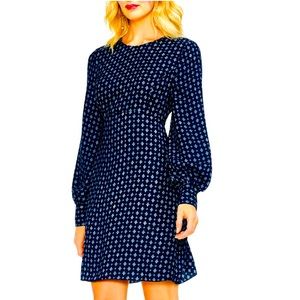 VINCE CAMUTO: Geometric print A-Line dress